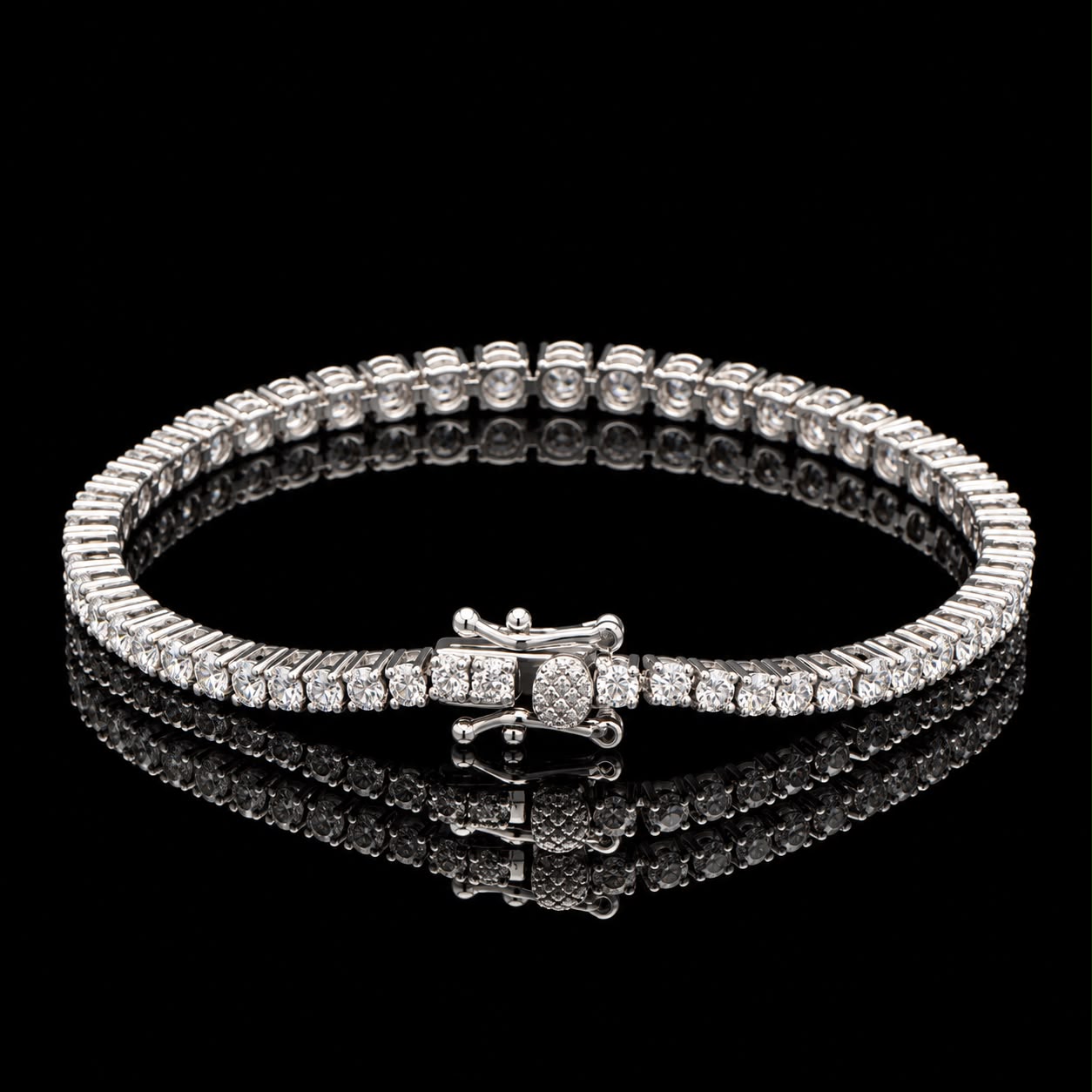 Eternal Gleam Zircon Tennis Bracelet 2