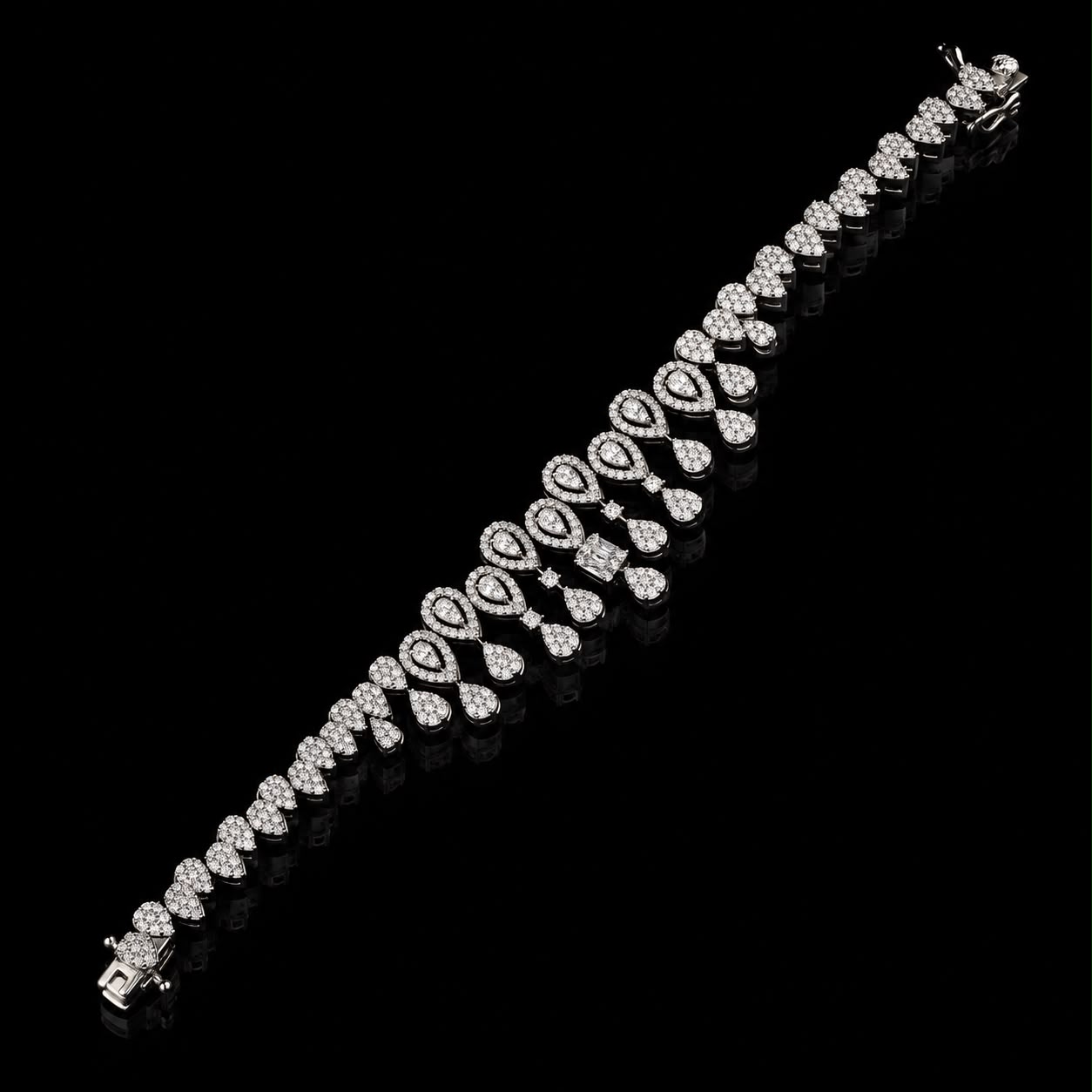 Luxe Celestial Multi-Cut Zircon Bridal Jewelry Set 4