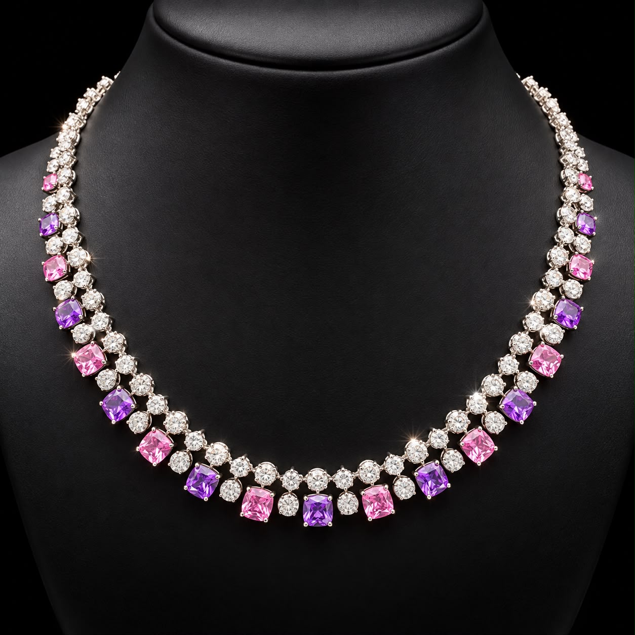 Rose & Amethyst Zircon Set 3