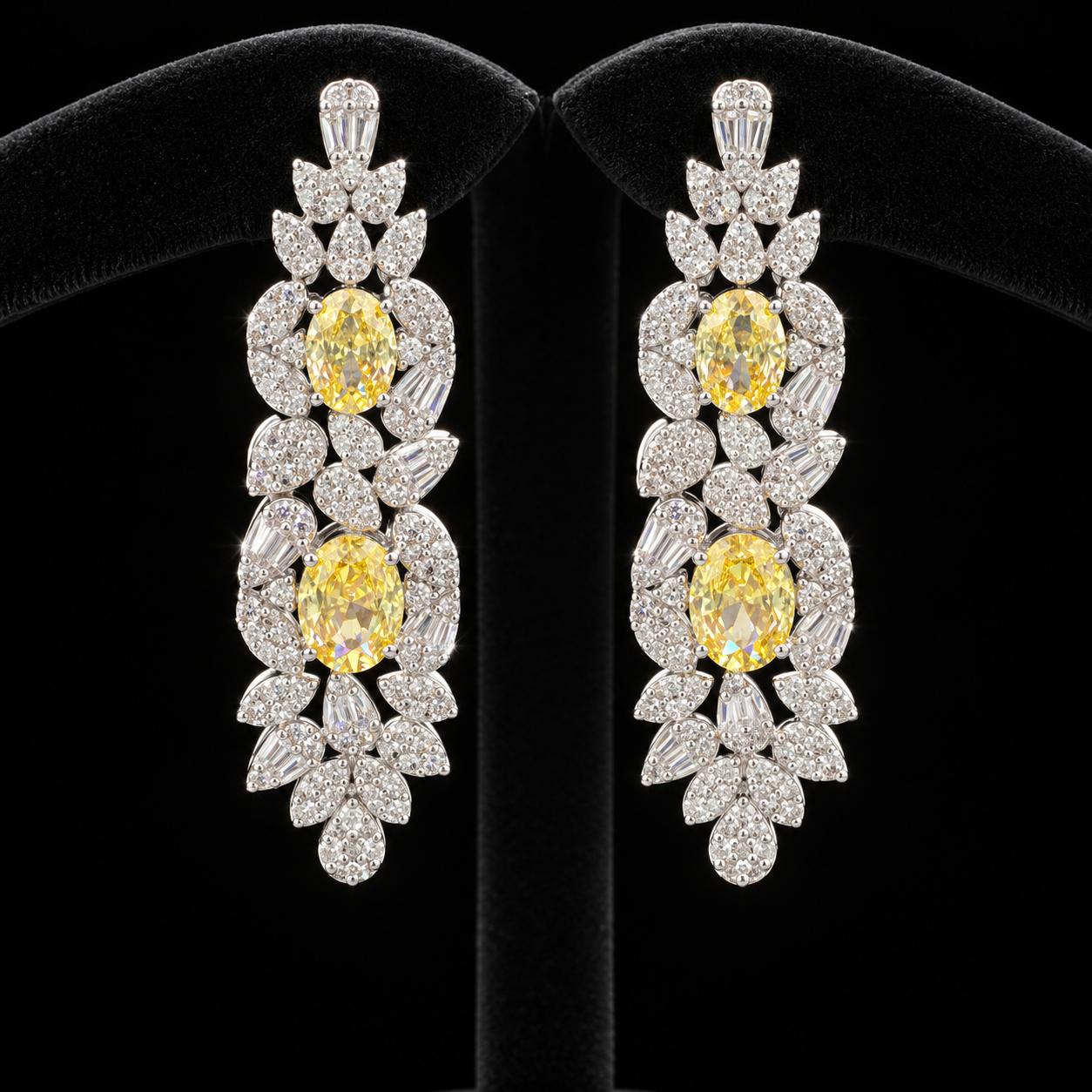 Oval Grace Zircon Jewellery Set 3