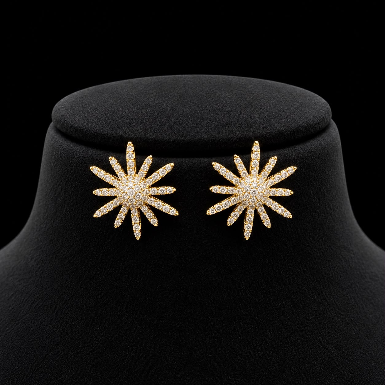  Sunburst Grace Long Chain Zircon Set 3