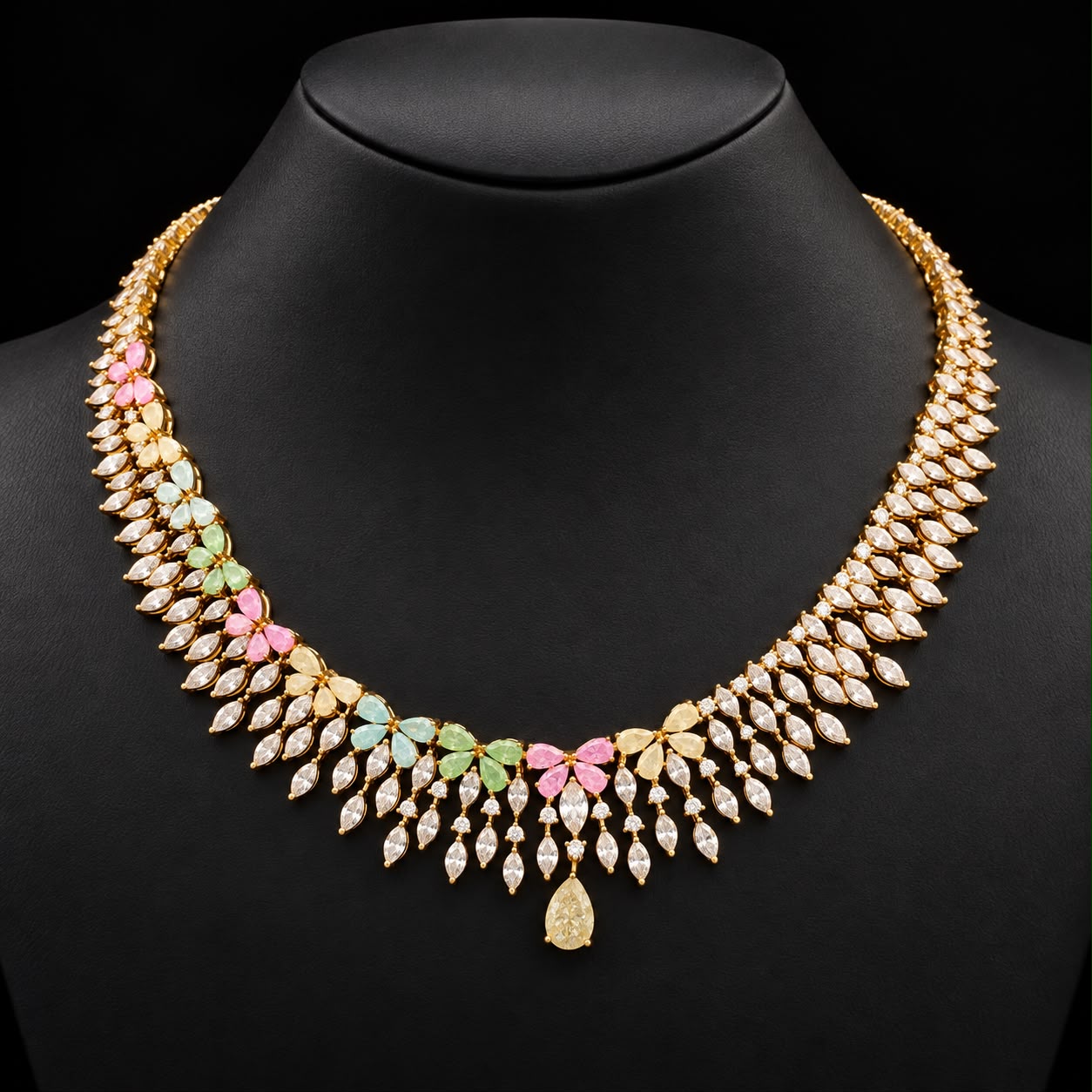 Butterfly Gleam Zircon Jewellery Set 2