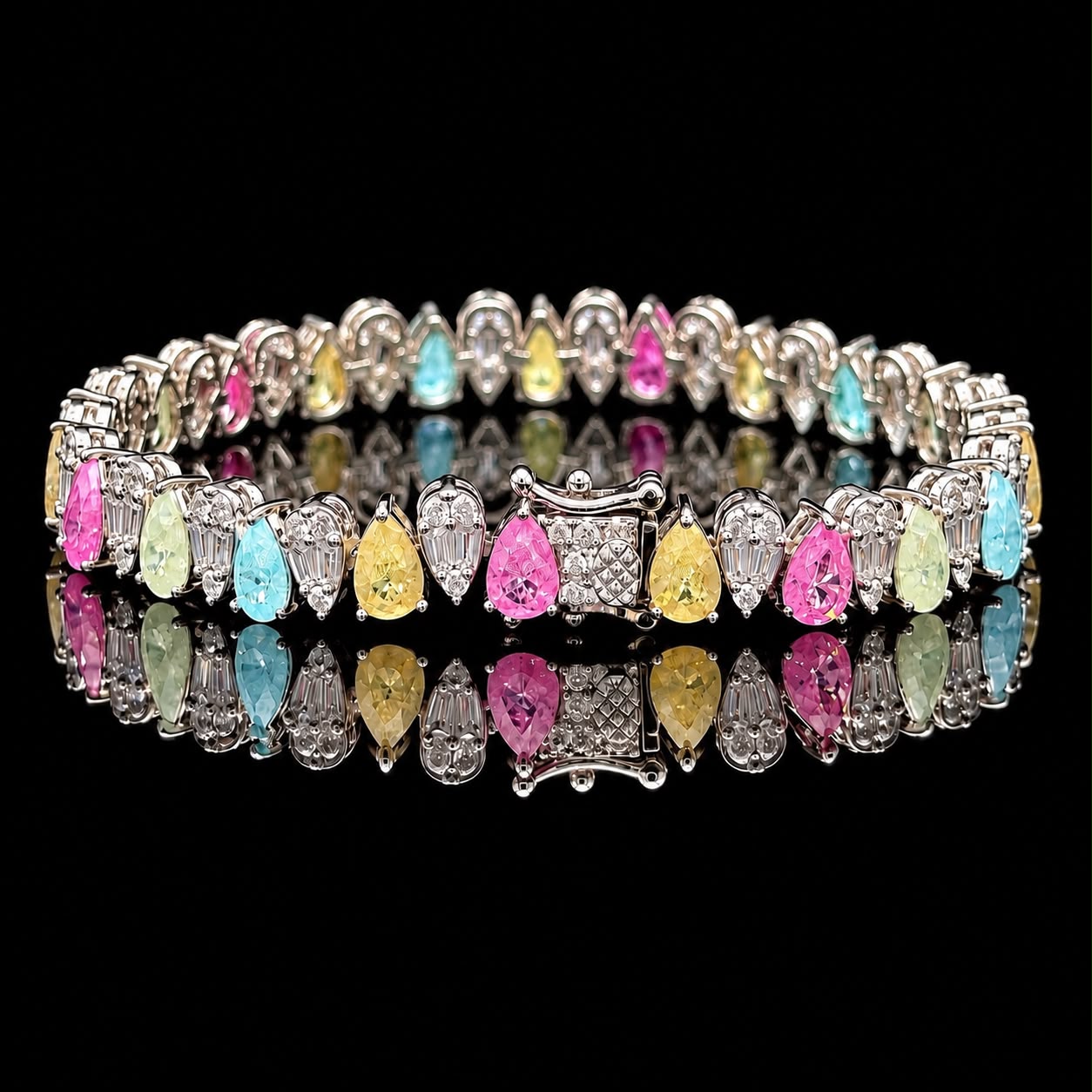 Rainbow Dew Zircon Bracelet 2