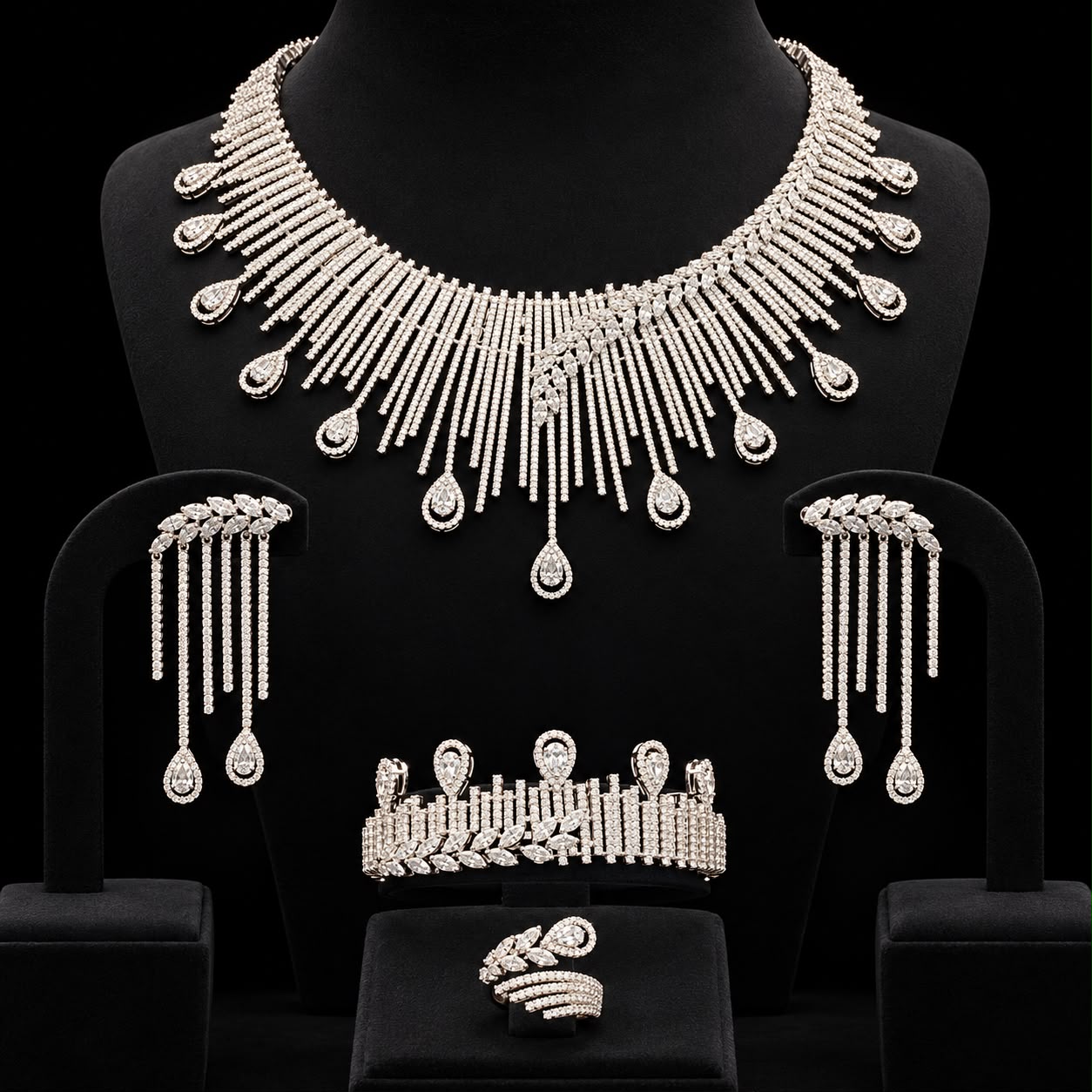  Lunelle Zircon Jewellery Set
