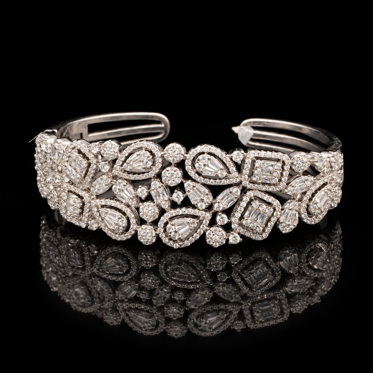 Sparkle Mix Zircon Bangle & Ring Set 5