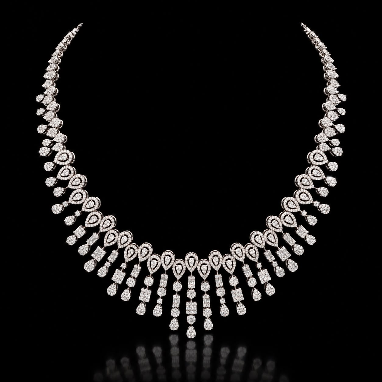 Luxe Celestial Multi-Cut Zircon Bridal Jewelry Set 2