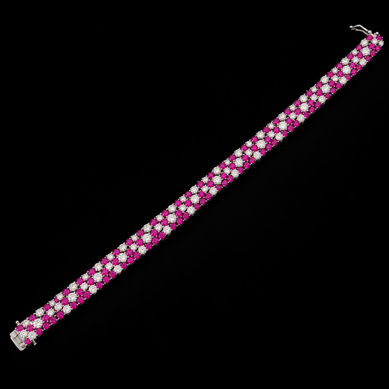 Rosy Spark Zircon Jewellery Set 4