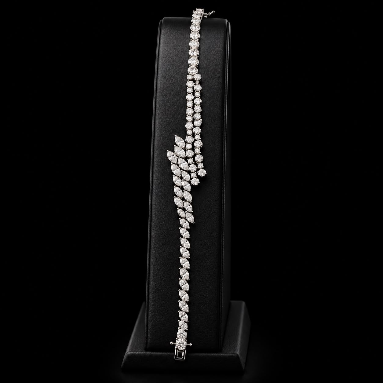 Lumina Silver-Tone Zircon Statement Set 4