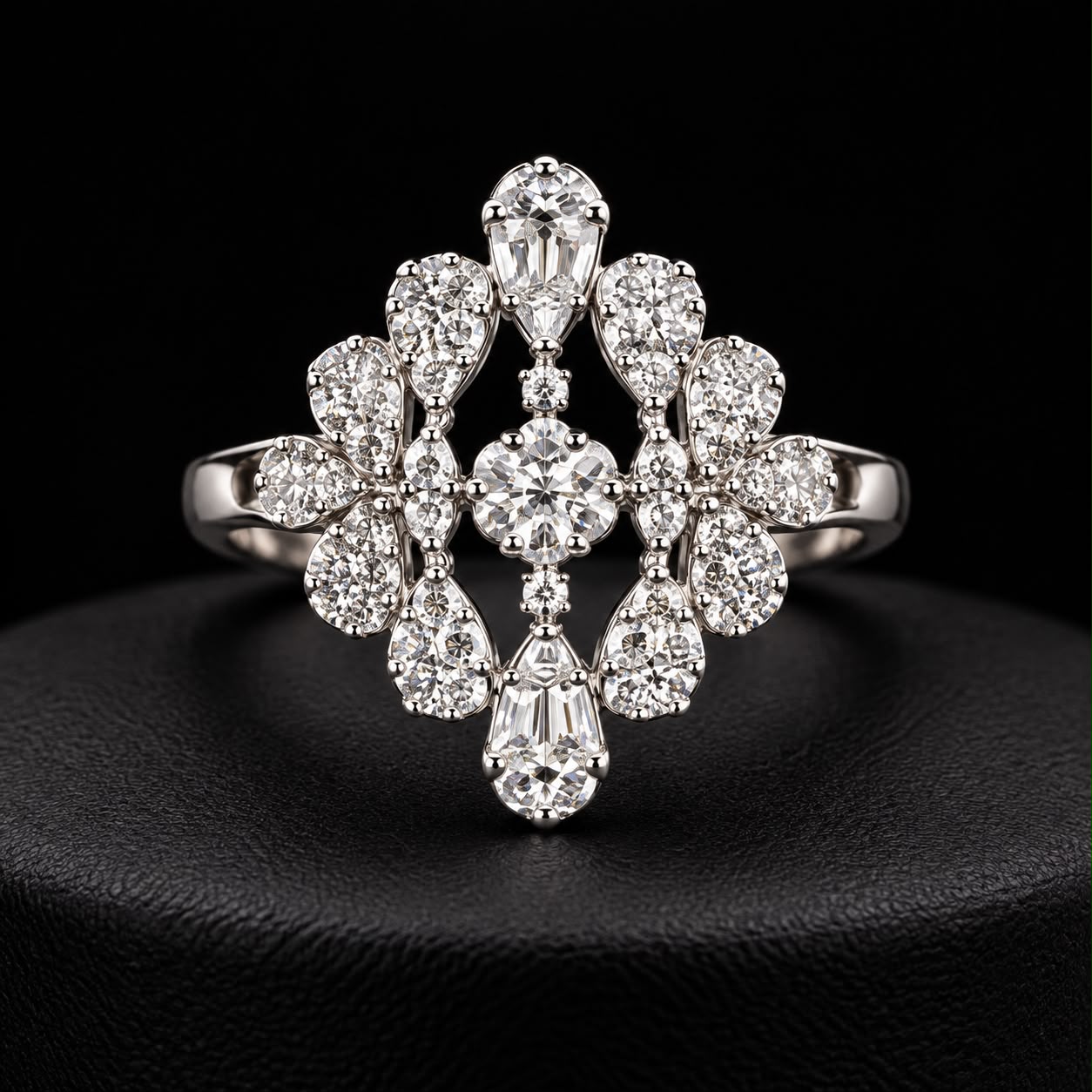 Royal Pear-Cut Cubic Zirconia Bridal Jewellery Set 5