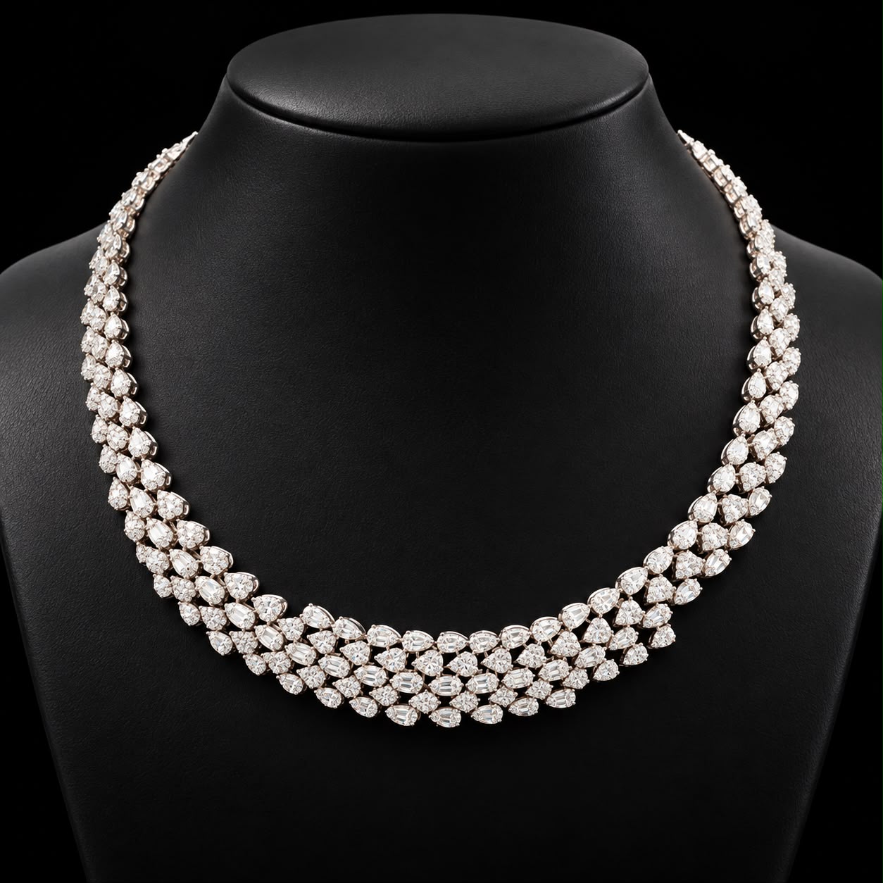 Luminous Pear-Cut Zirconia Full Bridal Jewelry Set 2
