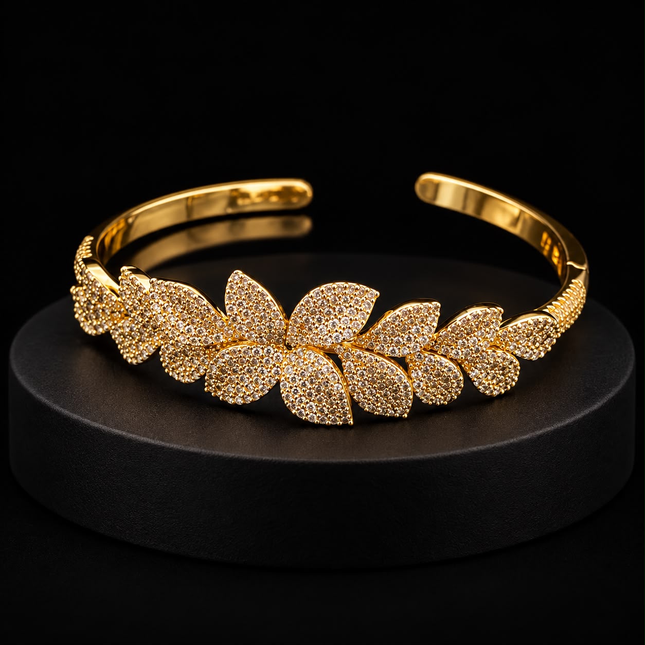  Flower Melody Zircon Choker Set 4