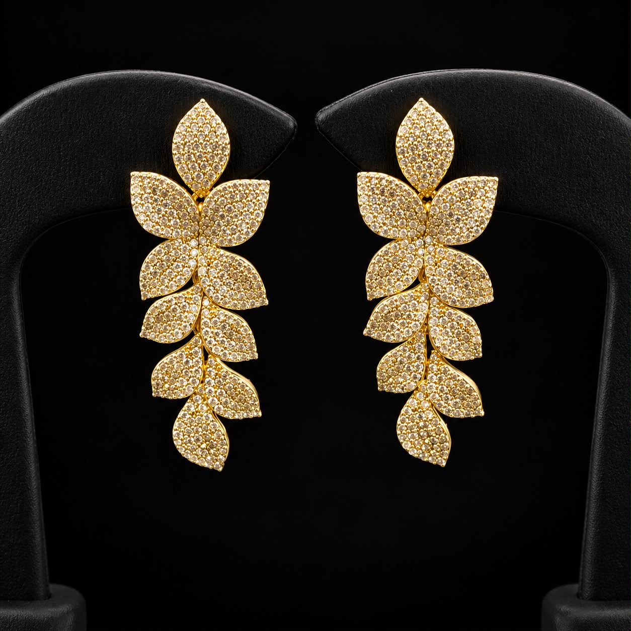  Flower Melody Zircon Choker Set 3
