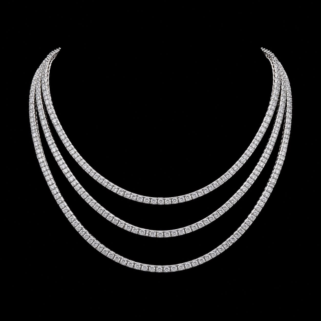 Grand Trio Zircon Tennis Set