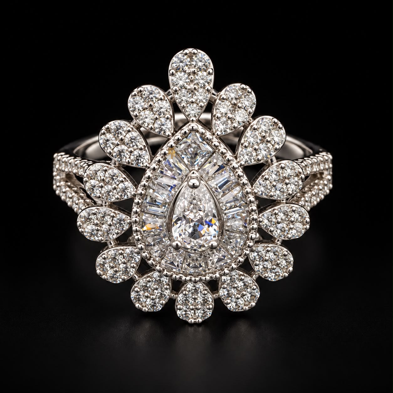 Bloom Stream Zircon Jewellery Set 5