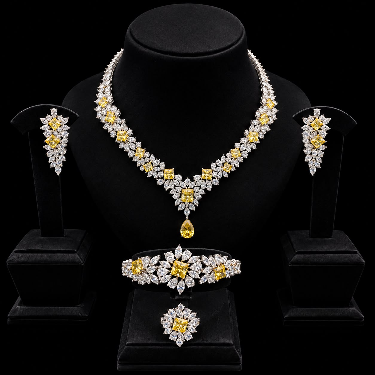 Canary Yellow Zircon Set