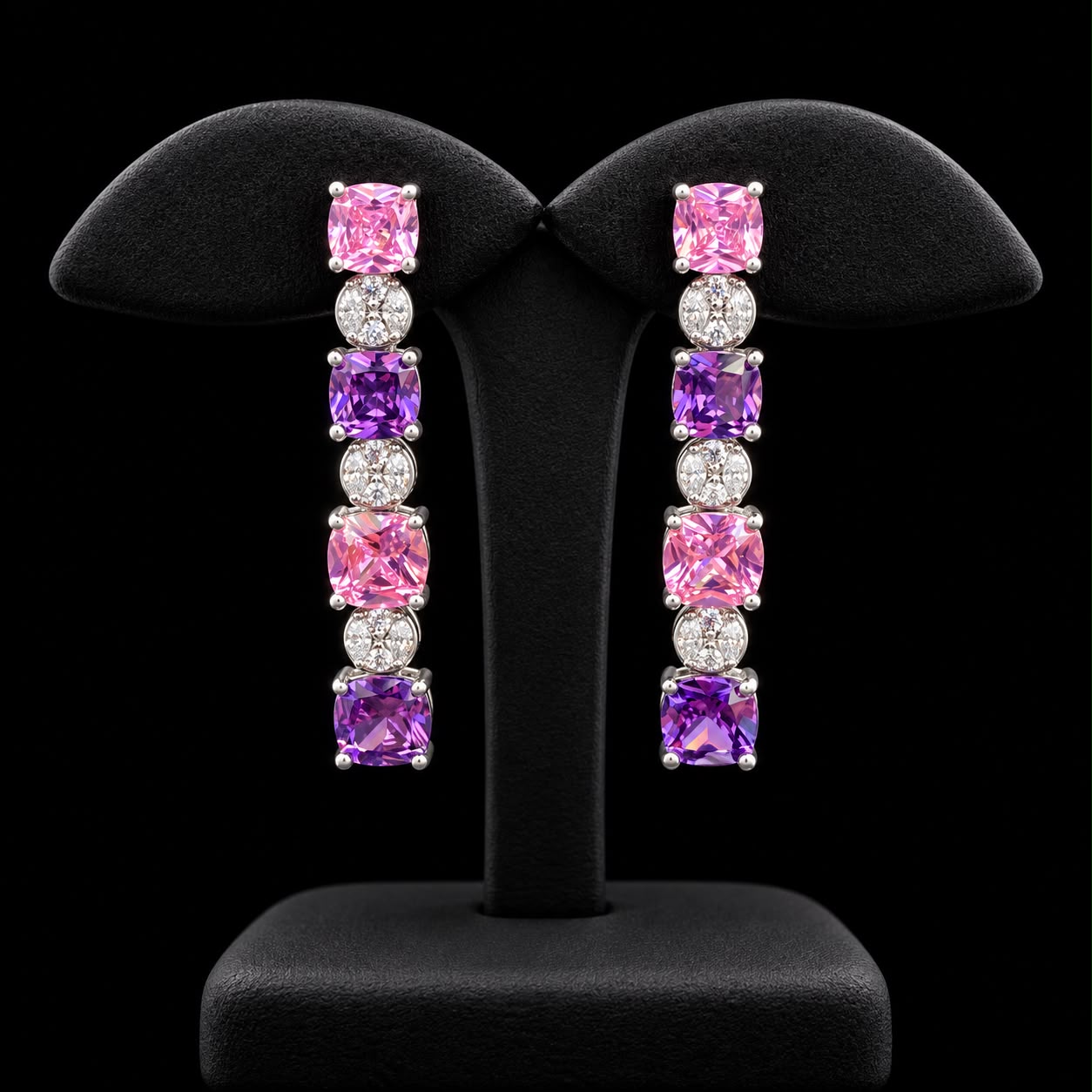 Rose & Amethyst Zircon Set 4