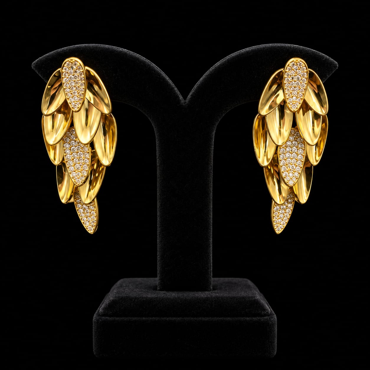 Golden Eternity Zircon Bridal Set 4