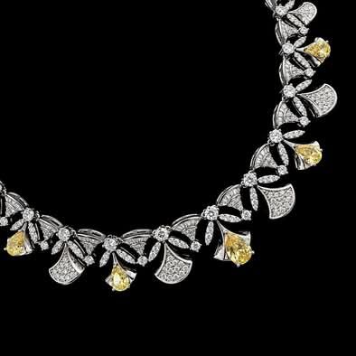 Royal Yellow Zircon Bridal Jewellery Set 3