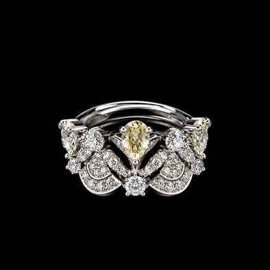 Royal Yellow Zircon Bridal Jewellery Set 6