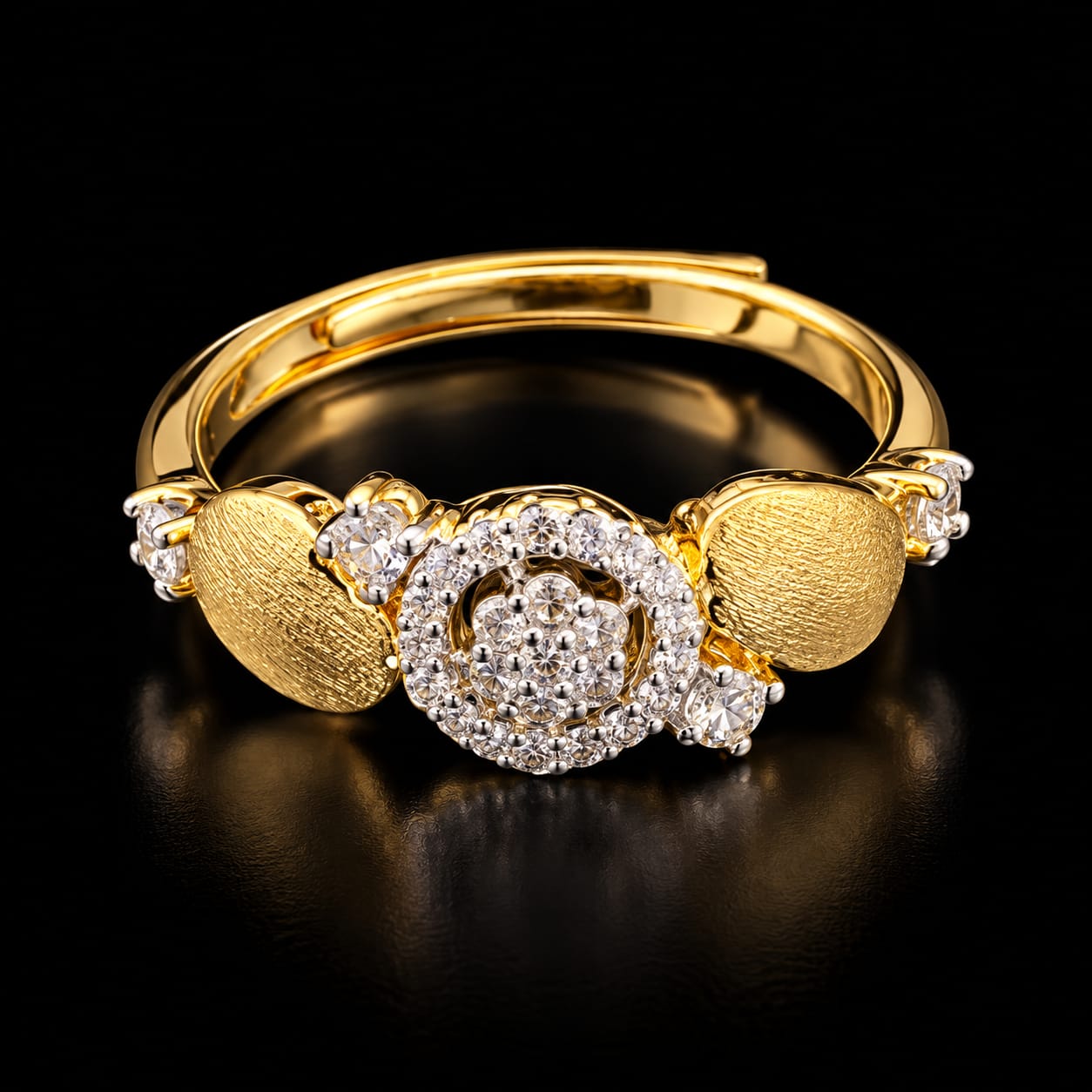 Lustre Two-Tone Zircon Jewellery Set 5