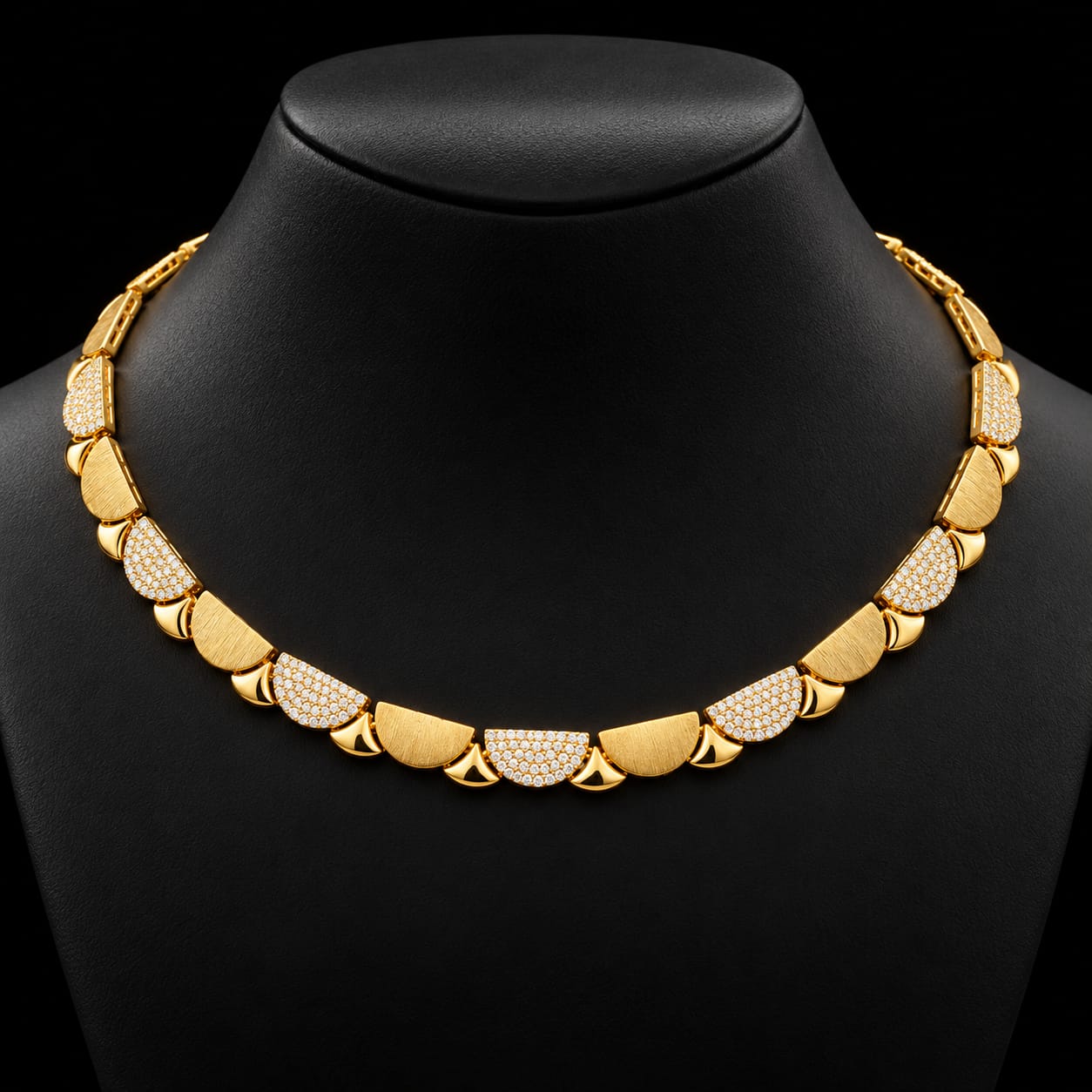 Qamar Crescent Zircon Jewelry Set 2