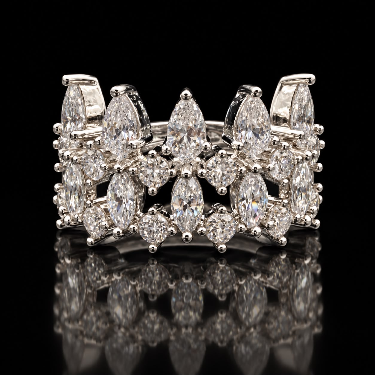  Royal Dew Zircon Choker Set 5