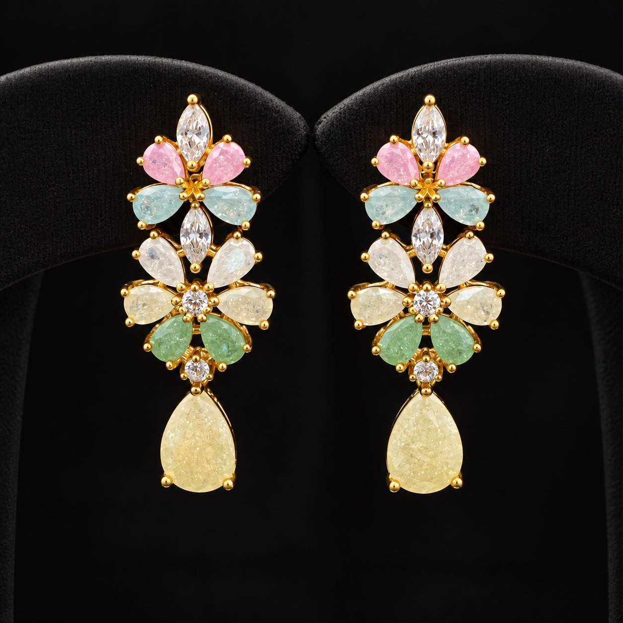 Butterfly Gleam Zircon Jewellery Set 3