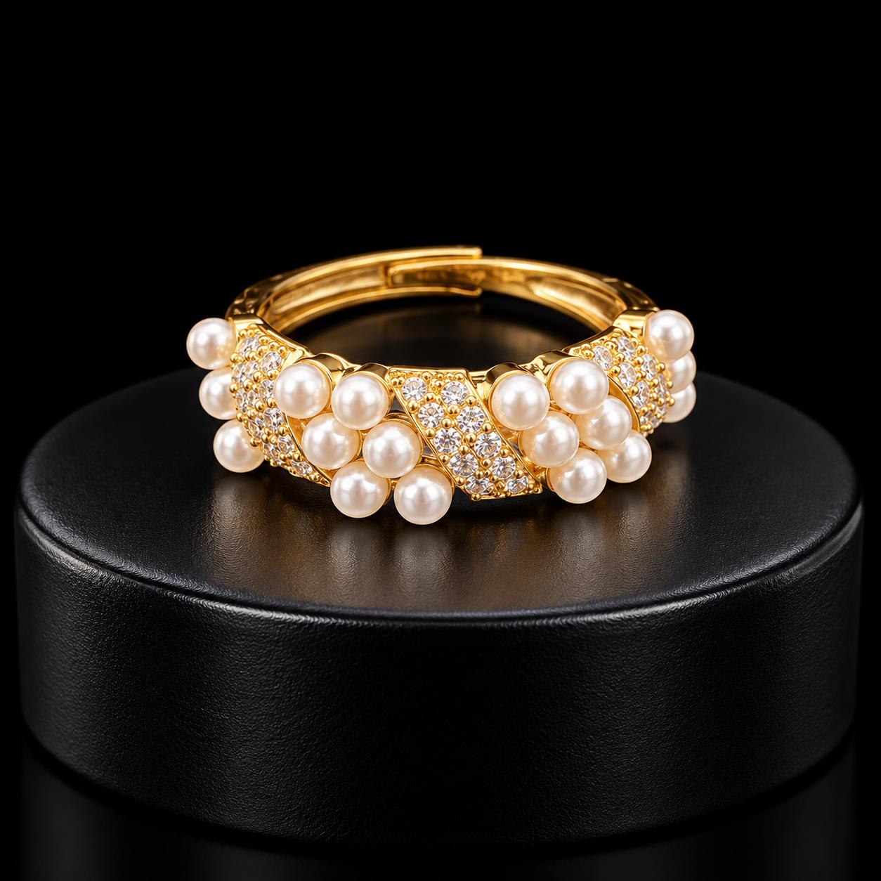 Pearl Twist Zircon Jewellery Set 5