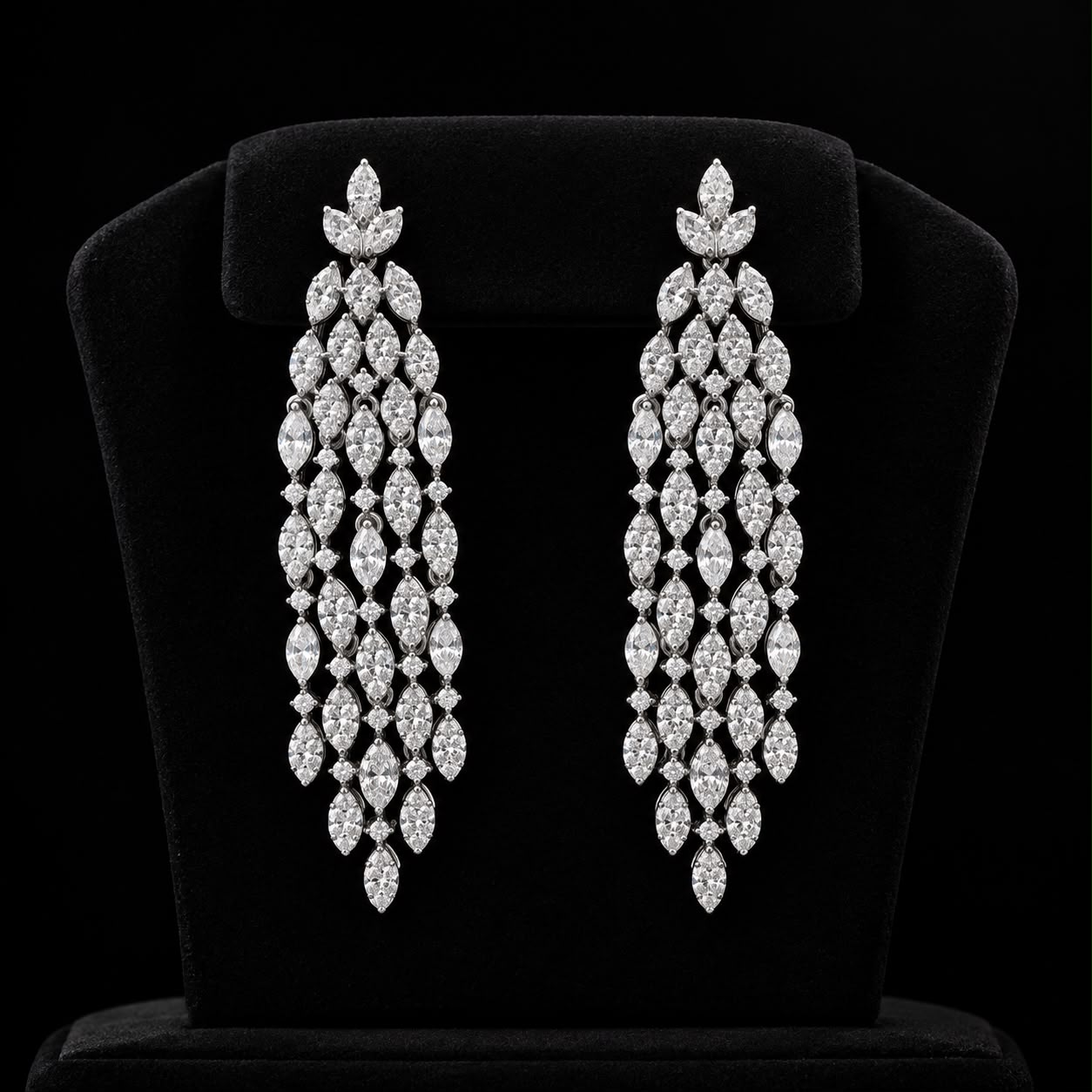 Sparkling Marquise Zircon Choker Set 5