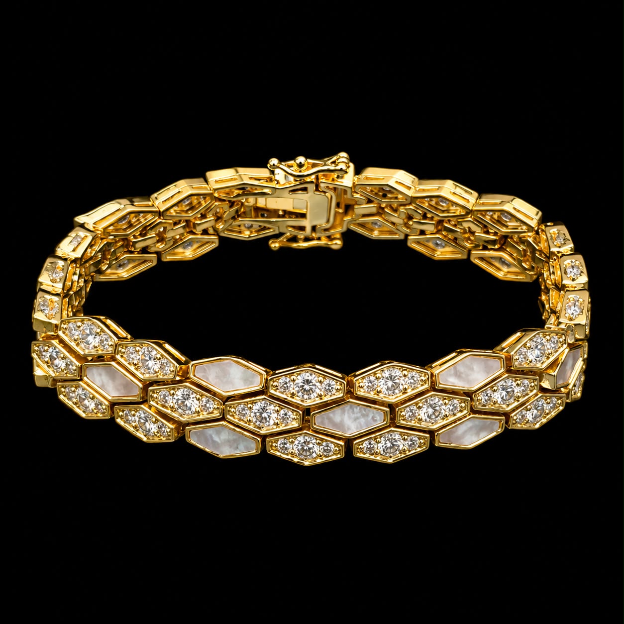 Geometric Zircon Jewellery Set 4