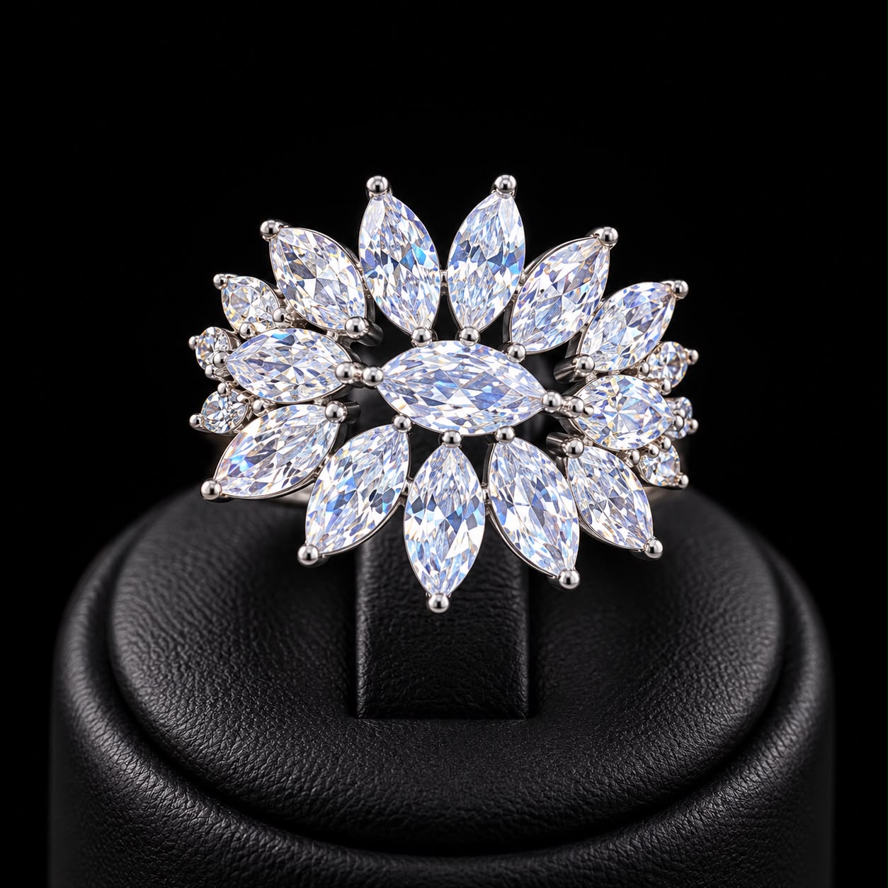 Lumina Marquise Cluster Zircon Bridal Set 6