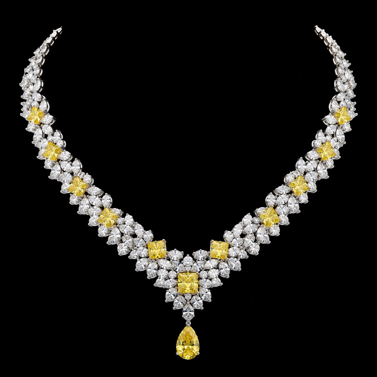 Canary Yellow Zircon Set 2
