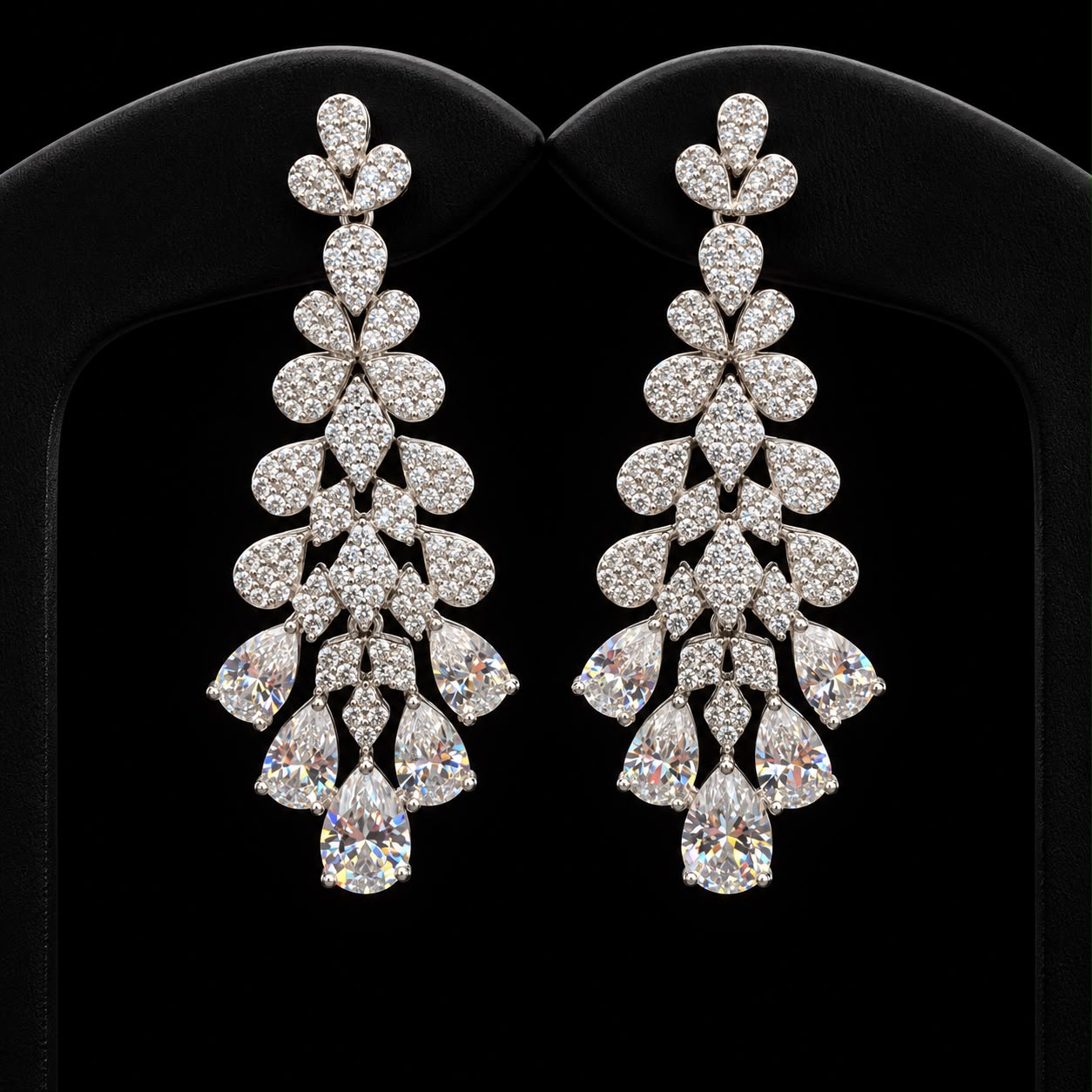 Lumina Cascade Zircon Bridal Set 4