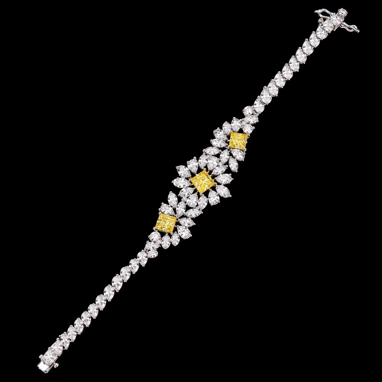Canary Yellow Zircon Set 4