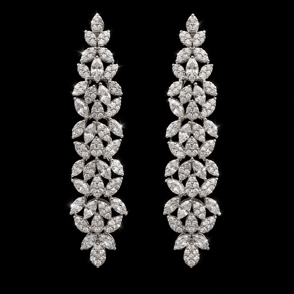Blossom Zircon Necklace Set 4