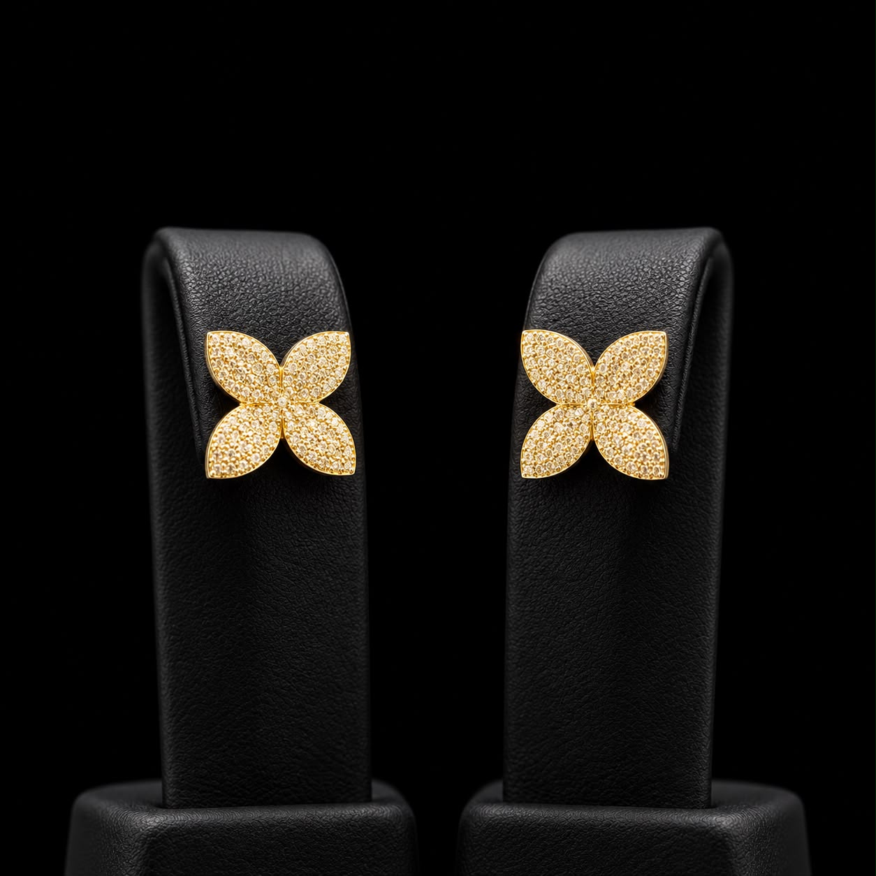 Floral Grace Long Chain Zircon Set 3