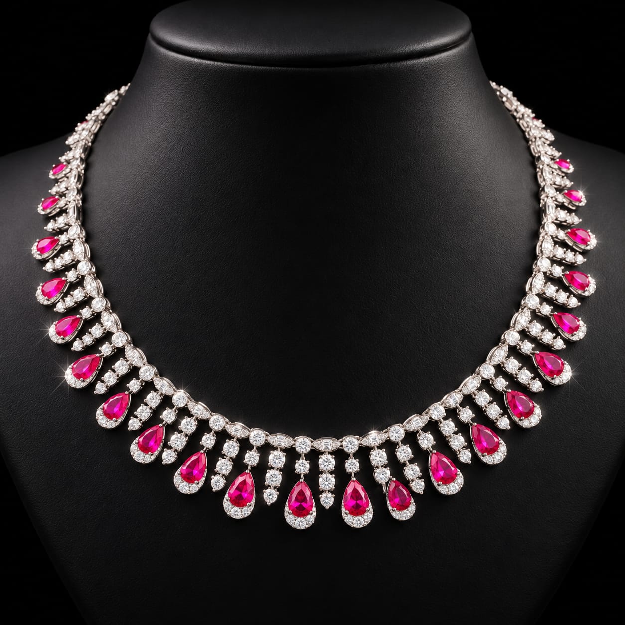 Royal Teardrop Zircon Statement Jewellery Set 3