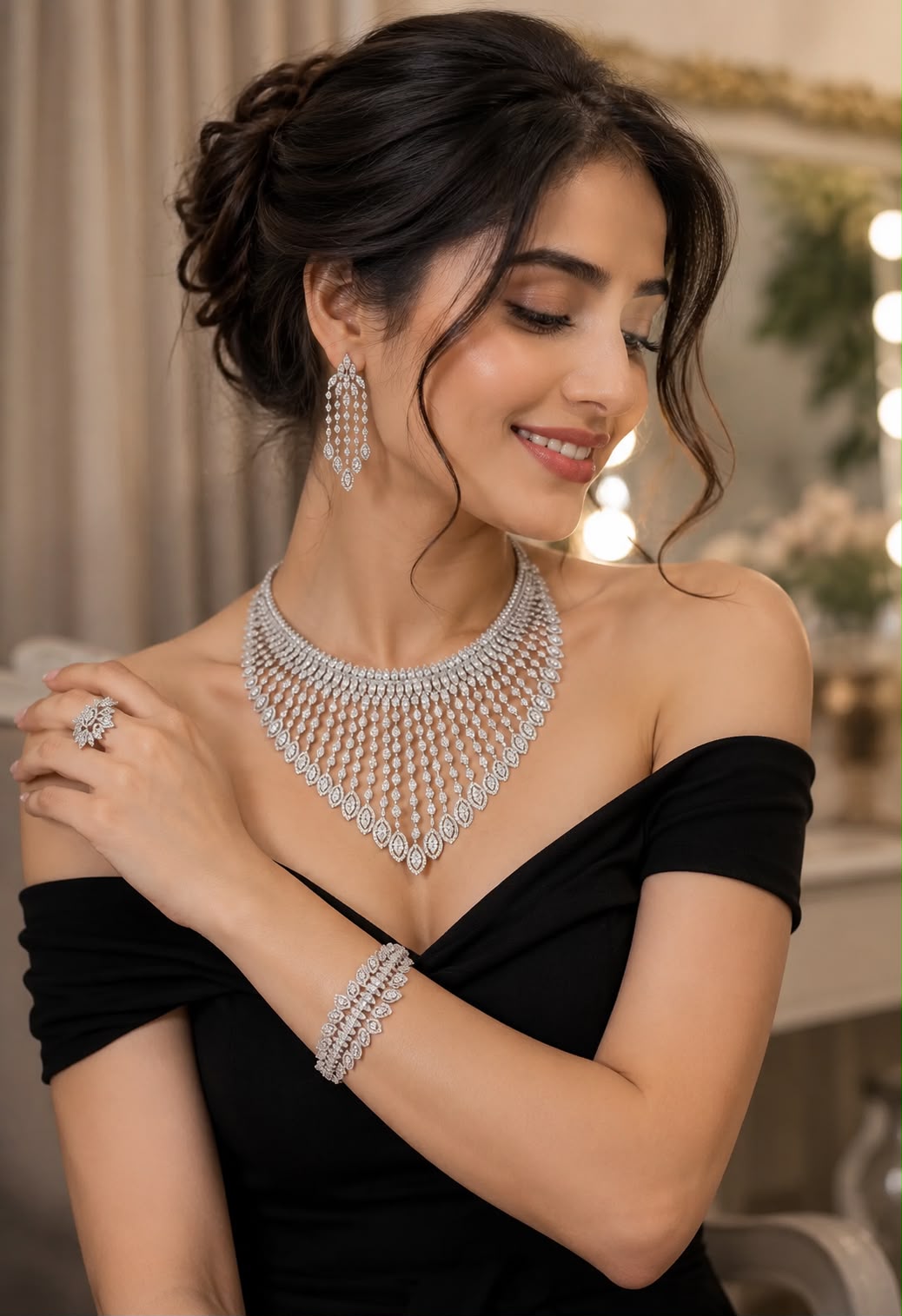 SILVER RAIN JEWELLERY SET