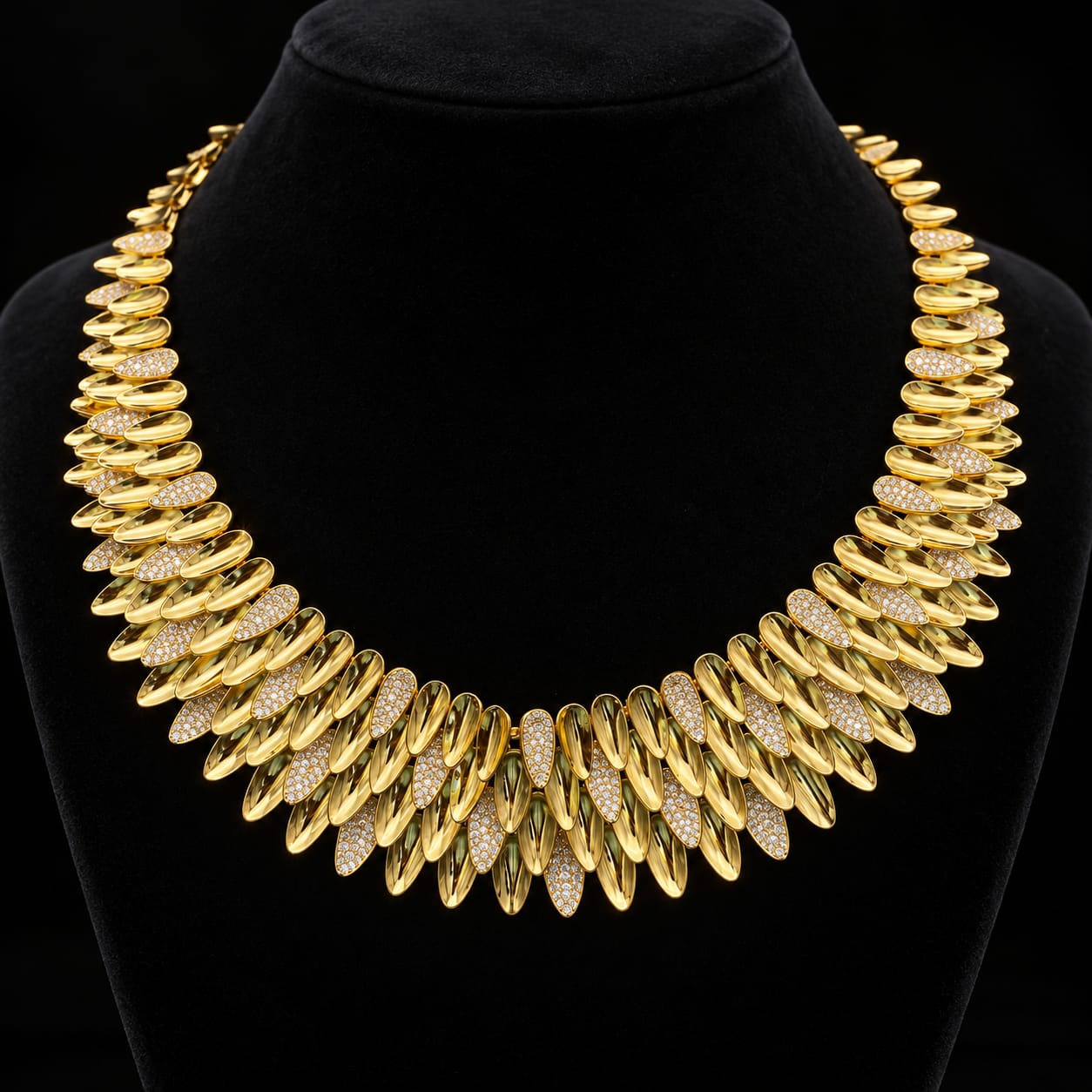 Golden Eternity Zircon Bridal Set 3