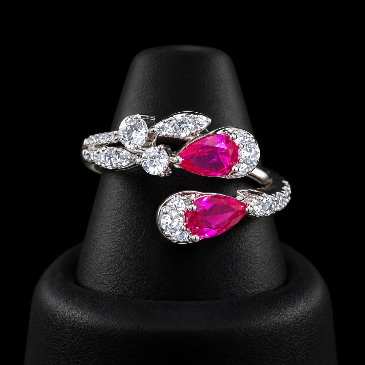 Royal Teardrop Zircon Statement Jewellery Set 6