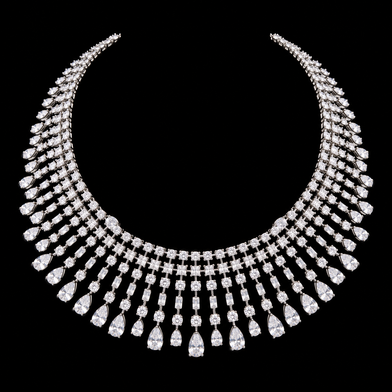 Royal Sparkling Zircon Full Bridal Jewellery Set 2