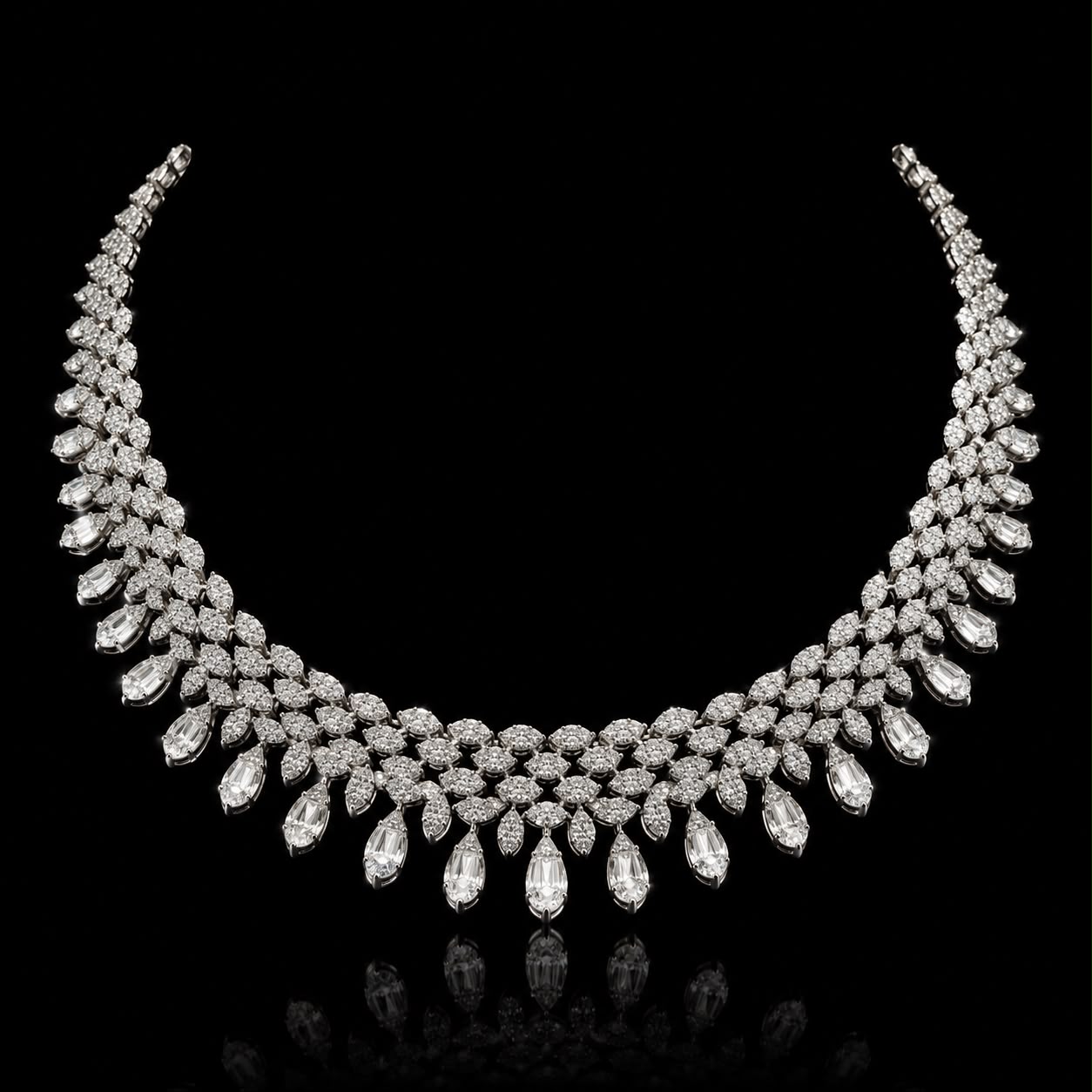 Imperial Zircon Bridal Necklace Set 3