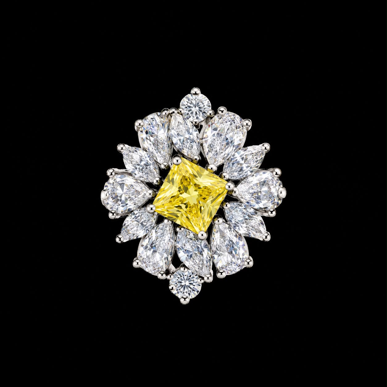 Canary Yellow Zircon Set 5