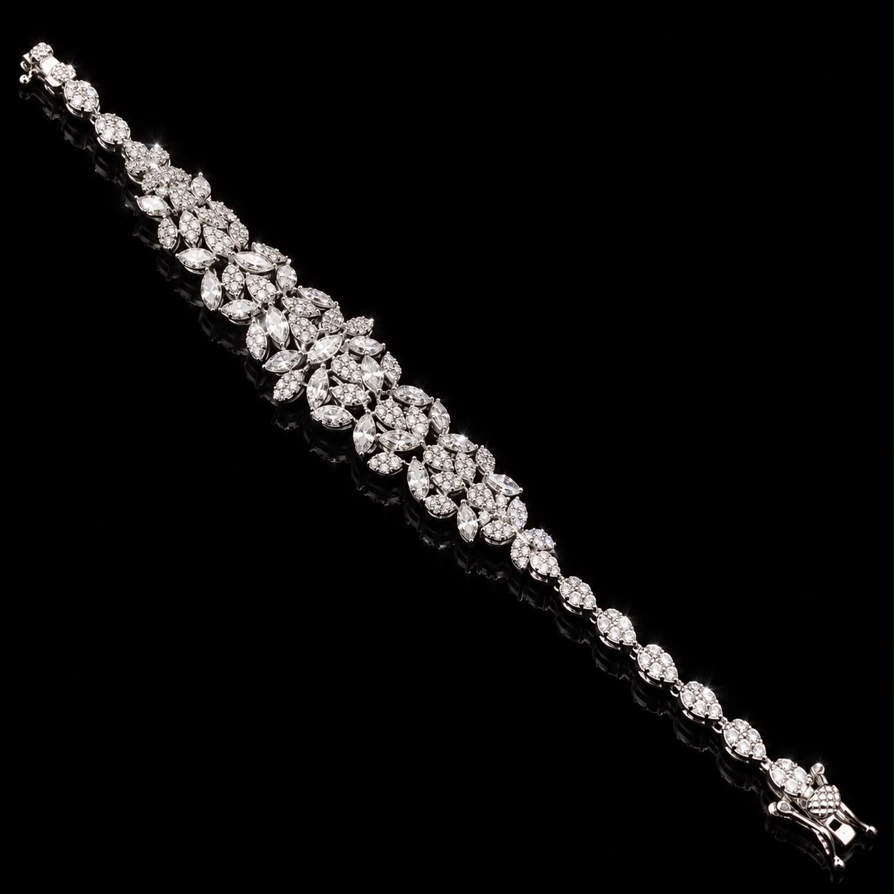 Blossom Zircon Necklace Set 3