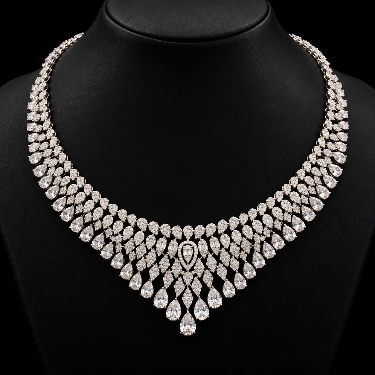 Lumina Cascade Zircon Bridal Set 3