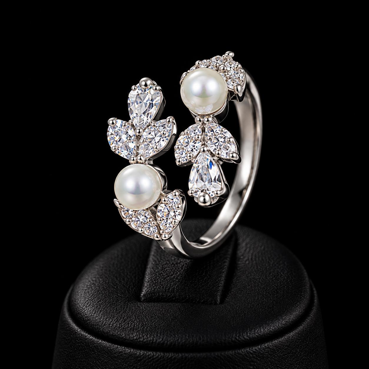 Pearl Trails Zircon Jewellery Set 5