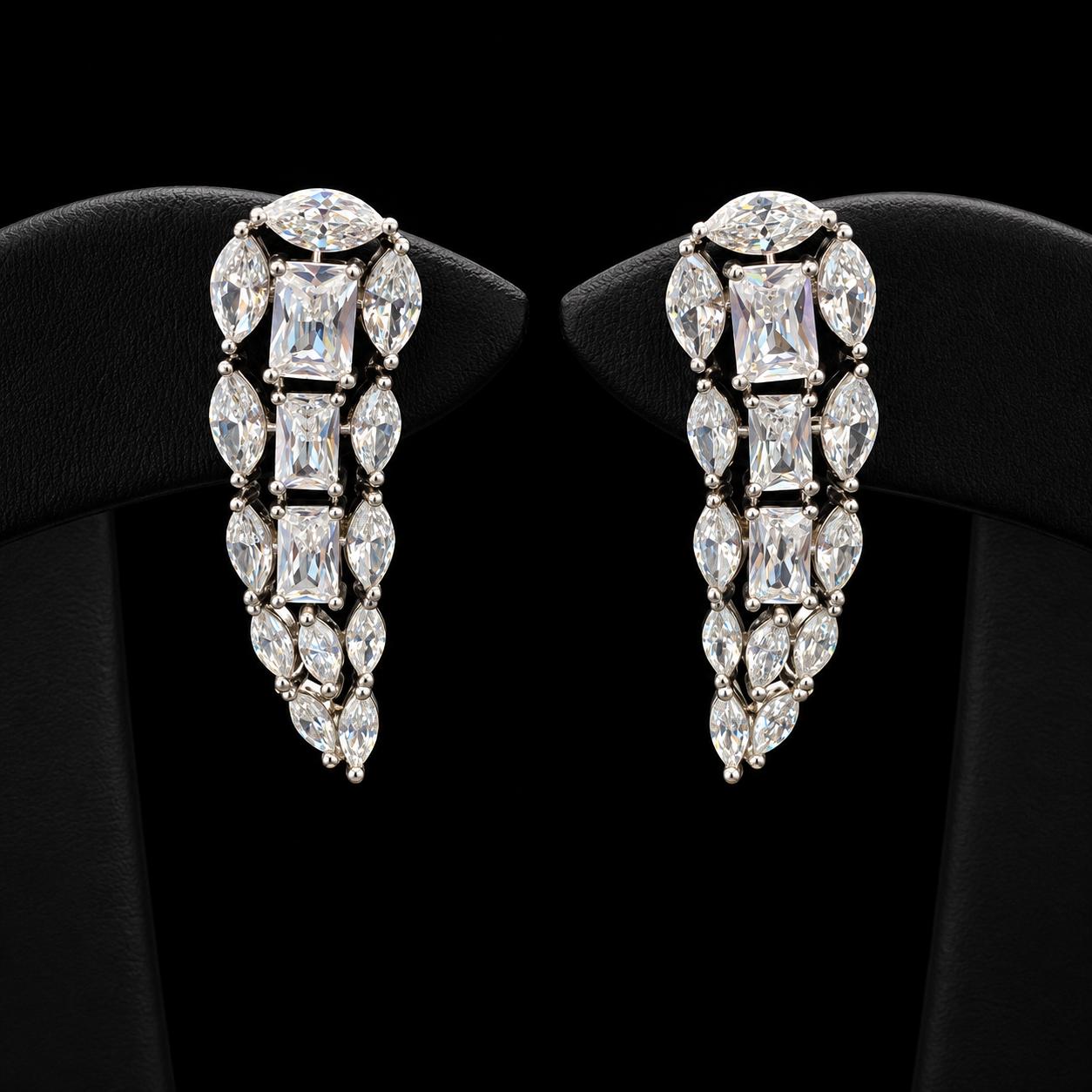 Crystal Wrap Zircon Choker Set 3