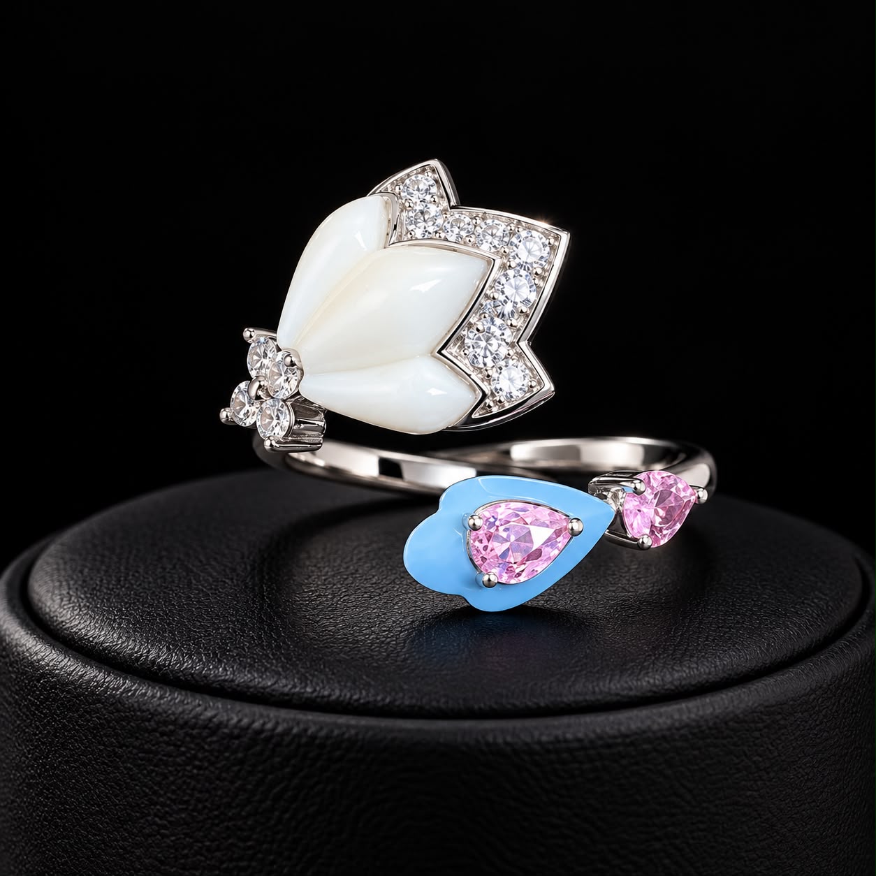 Ethereal Lotus Zircon Set 6