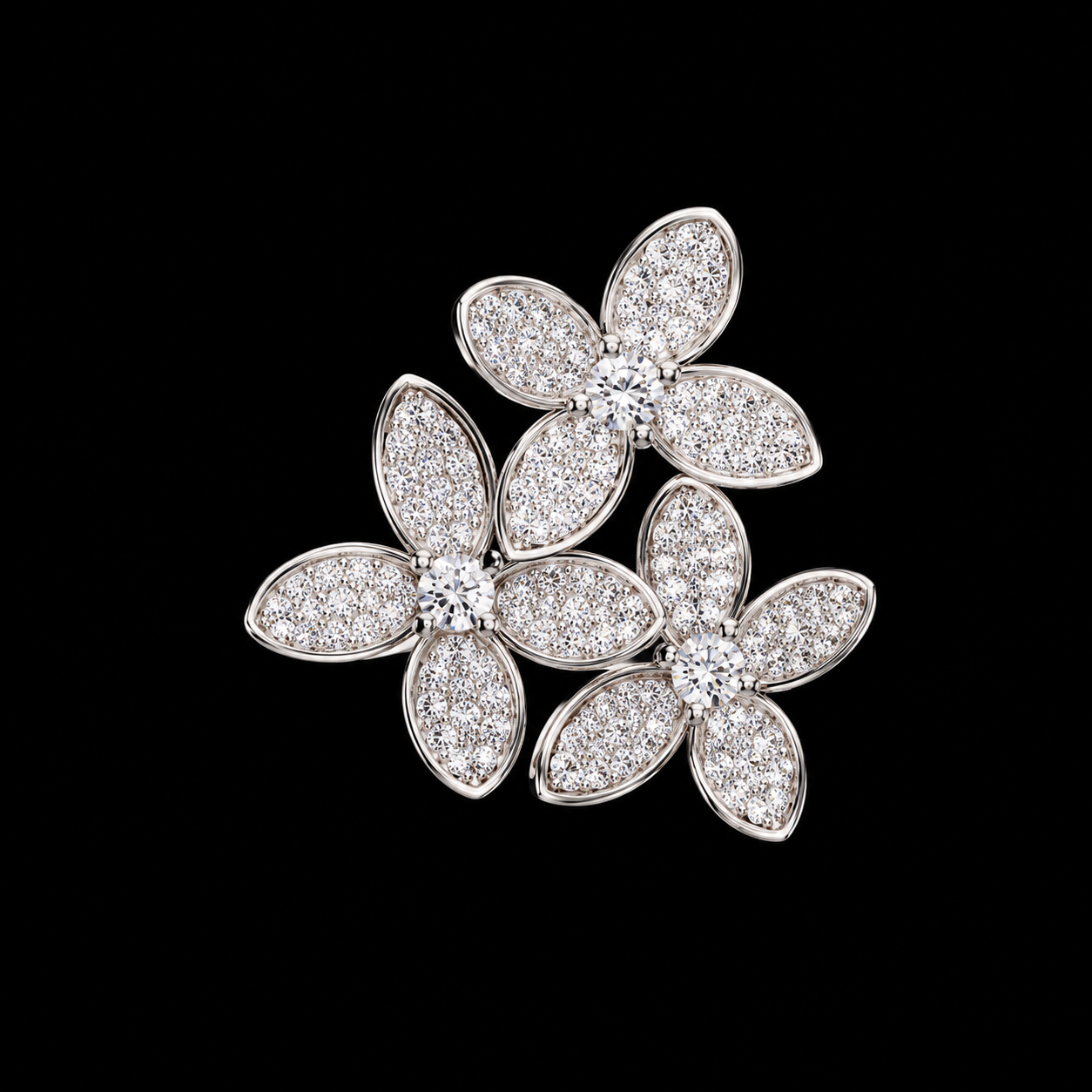 Sparkling Butterfly Cubic Zirconia Choker Jewelry Set 6