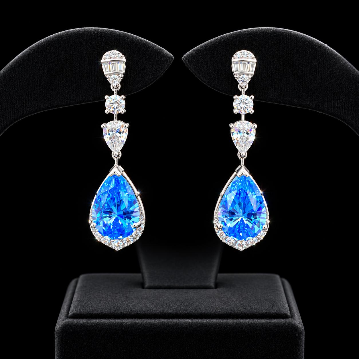 Dewdrop Glow Zircon Jewellery Set 3
